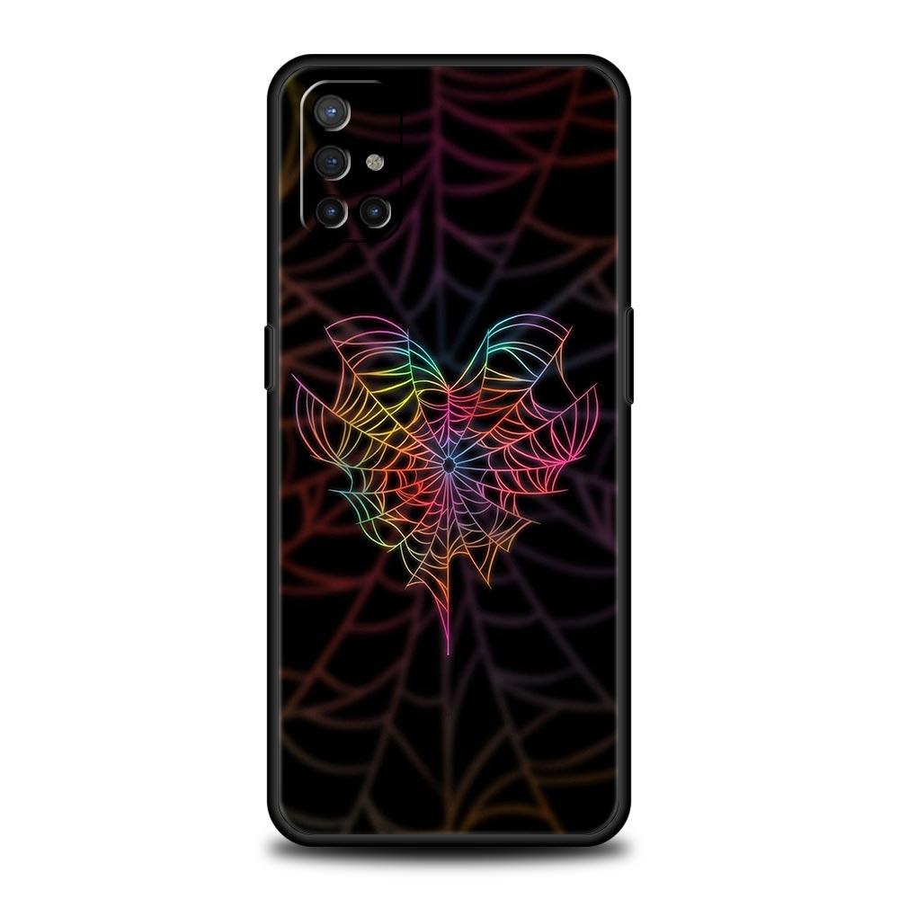 Spider Web Phone Case For Oneplus 13R 13 12R 11 10T 10R Nord N100 N200 N10 10 9 9R 9RT CE 3 2 Z Pro 5G Soft TPU Cover Fundas Bag