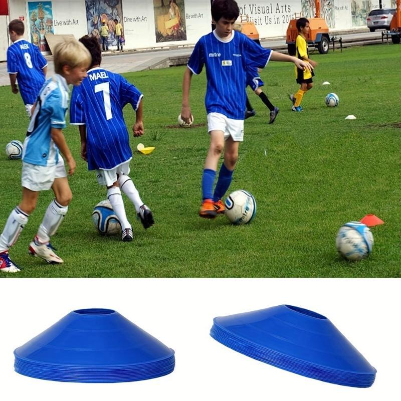 5Pcs Non-Slip Multicolor Training Marker Discs Lightweight Plastic for Soccer Basketball Practice Drills