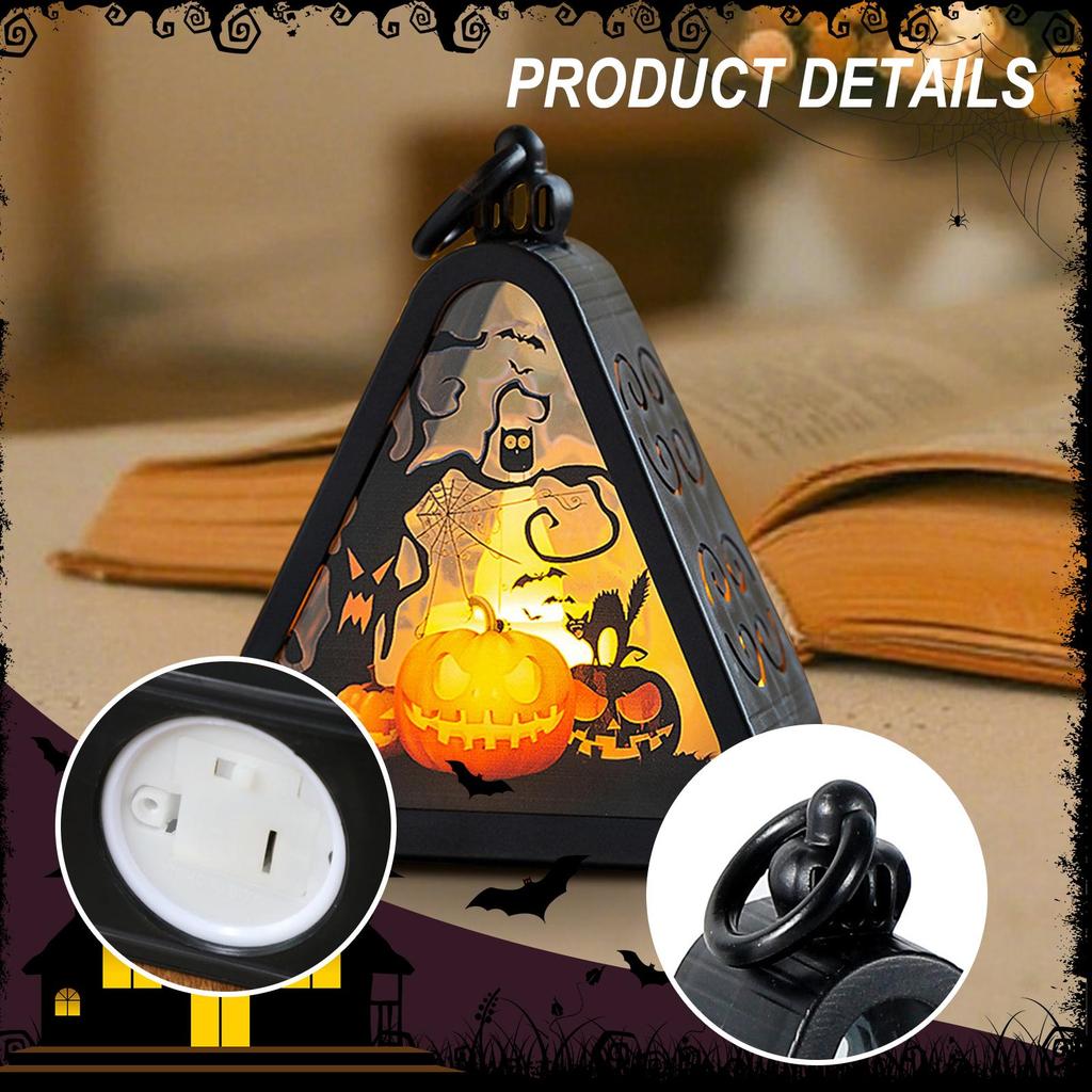 Halloween Lantern Garden Decoration Sturdy Home Decor for Porch Garden Desk