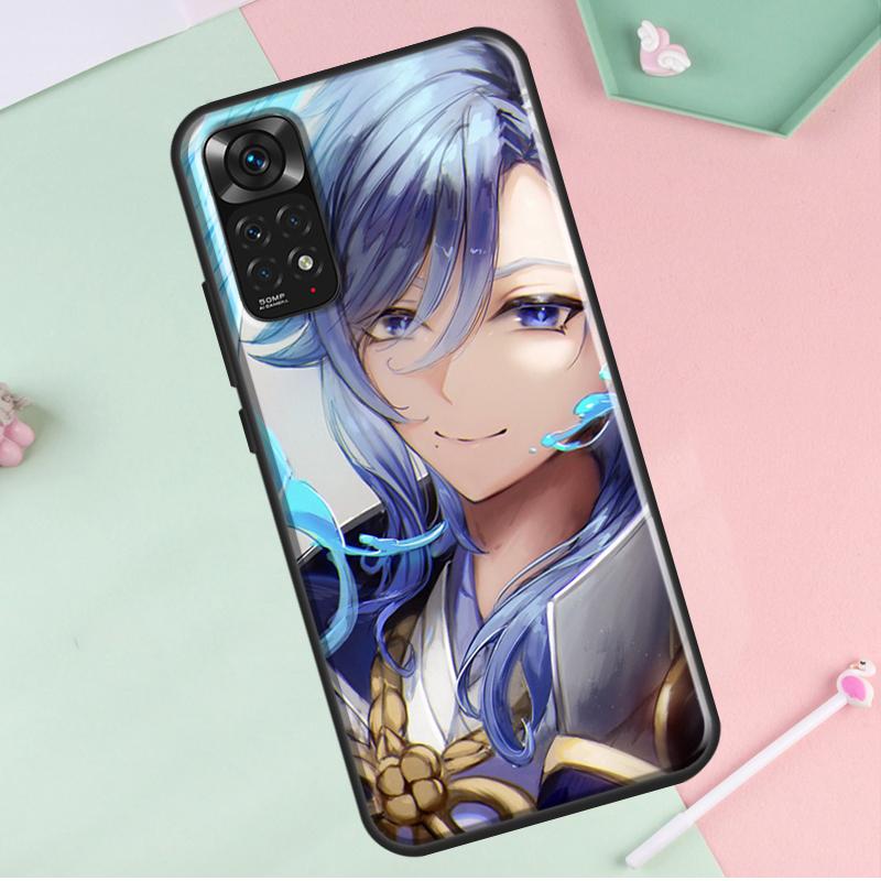 Kamisato Ayato Genshin Impact Für Redmi Note 12 Pro Plus Hülle Für Redmi Note 10 8 9 11 Pro 12S 11S 10S 9S 9C 10C 12C Hülle