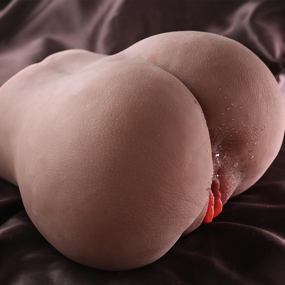 3.2KG Realistic Hip Masturbator for Men - 2 Hole Design (Deep Vagina & Tight Anal) with 3D Lifelike Pussy and Ass&Ultra-Realistic Sex Doll Hip