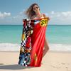 Lightning McQueen Beach Towel Outdoor Camping Beach Towel for Vacation Swim Outdoor Pool Absorbent Bath Towel