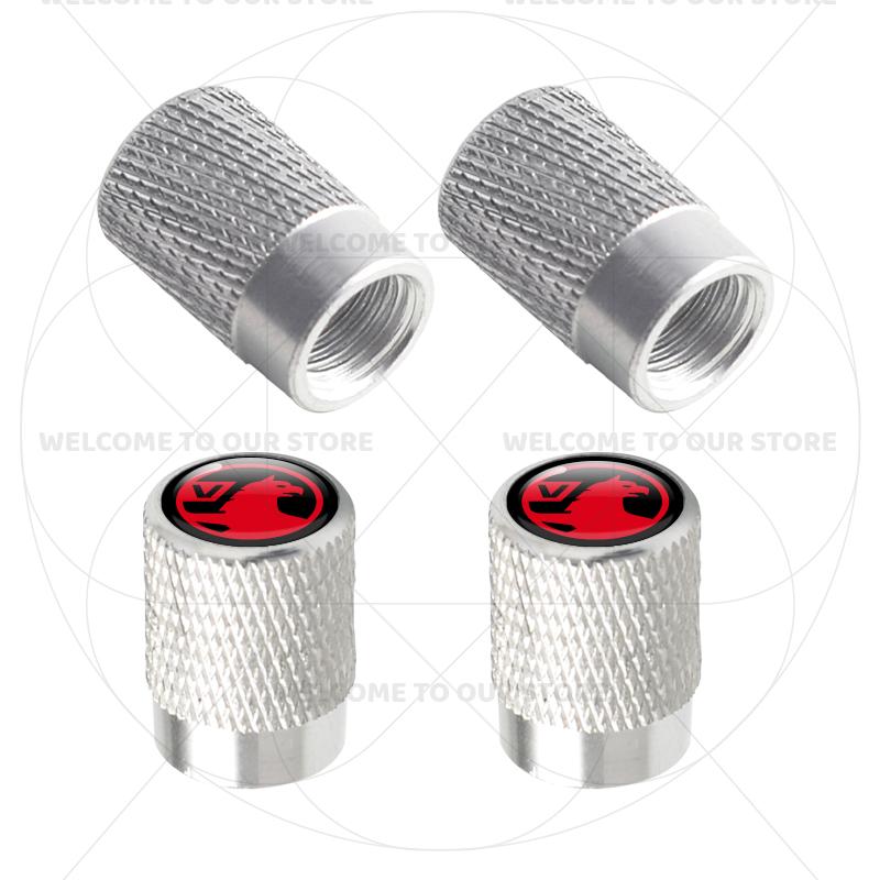 

For Vauxhall GTC Emblem Opel Insignia Astra Agila Corsa 4Pcs Aluminum Car Tire Valve Caps Wheel Stem Air Dust Covers Accessories