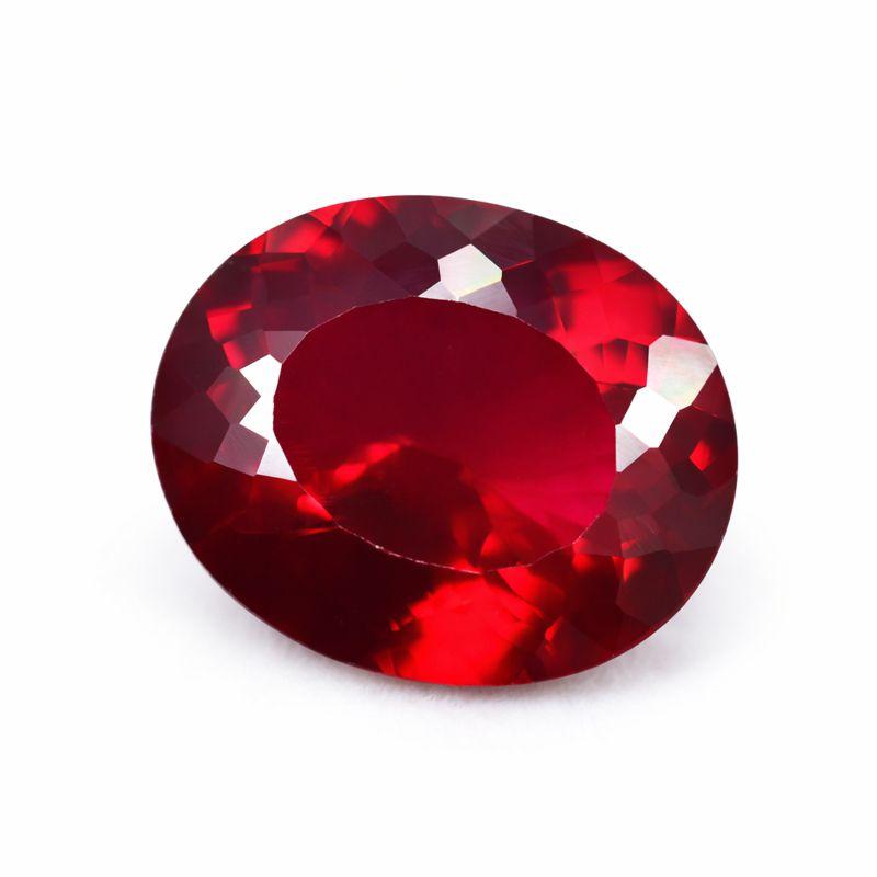 Natural Red Ruby Loose Gemstone 10 Ct Oval Cut for Her/Him for Jewelry Making and Gem Collections