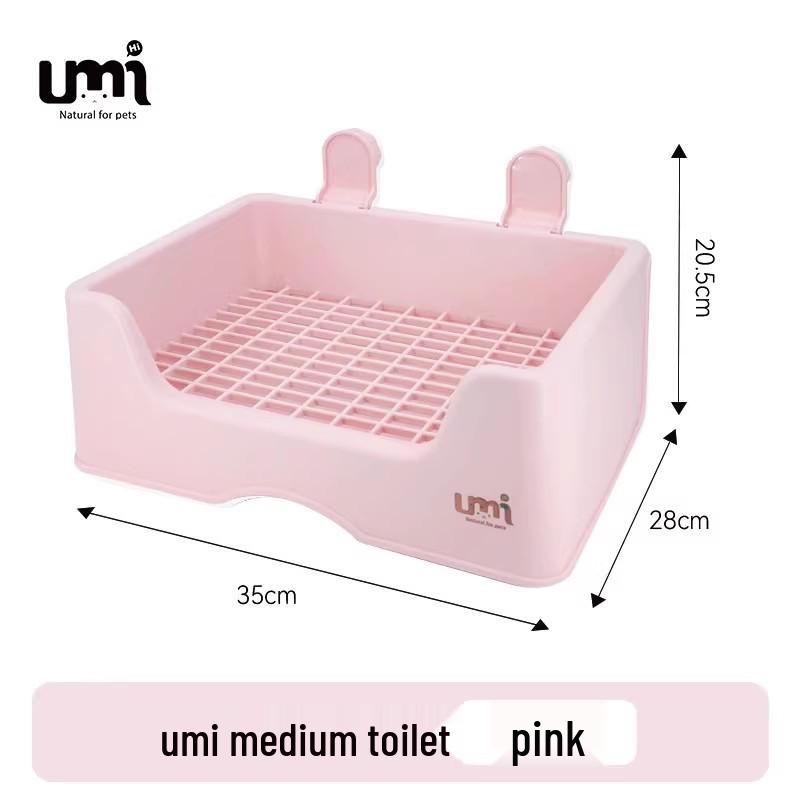 UMI Anti-Tip Rabbit & Guinea Pig Litter Box – Medium to Large, Anti-Spray Design
