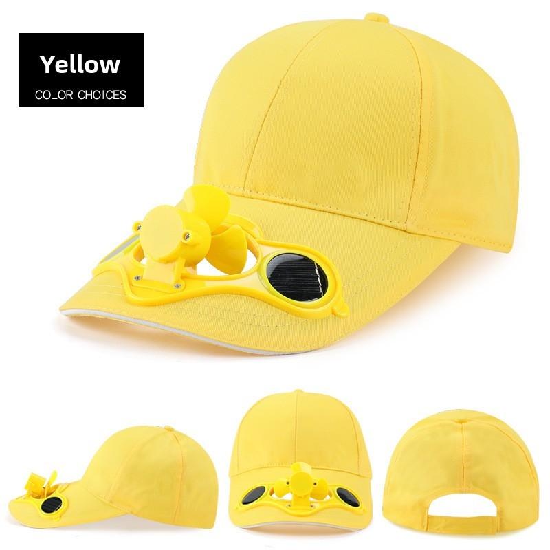 Chapeau Ventilateur Solaire Pour Hommes Femmes Avec Visière Et Casquette d'Été Protection Solaire