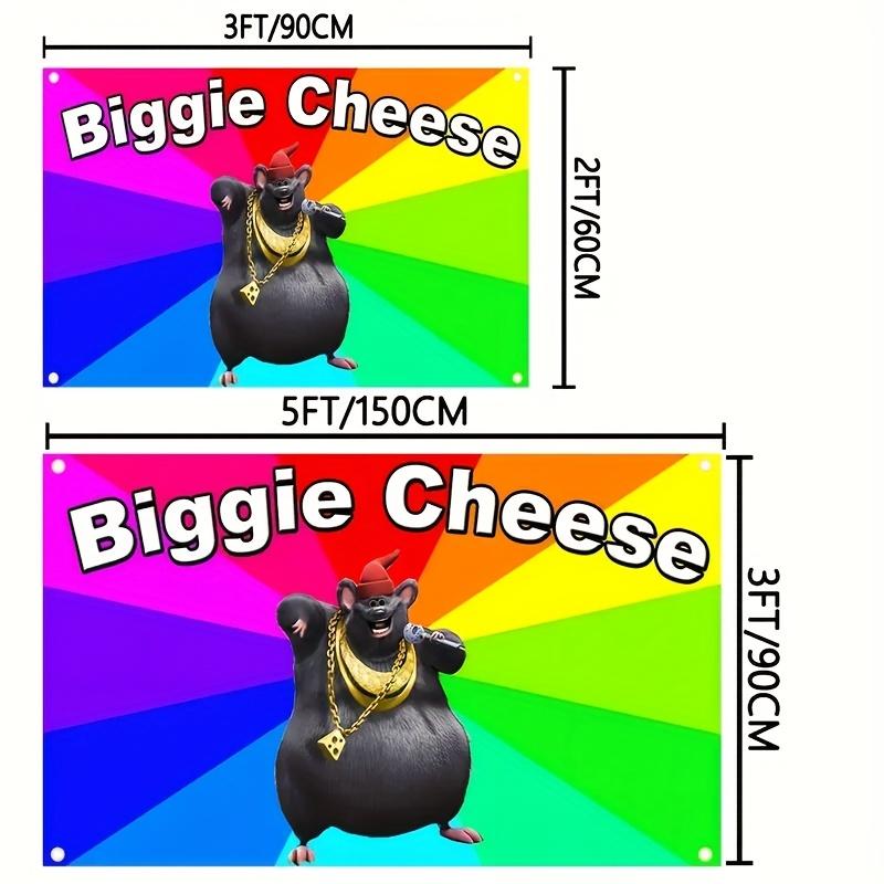 Vibrant Biggie Cheese Tapestry Adding A Splash Of Color And Quirkiness To A Modern Minimalist Room