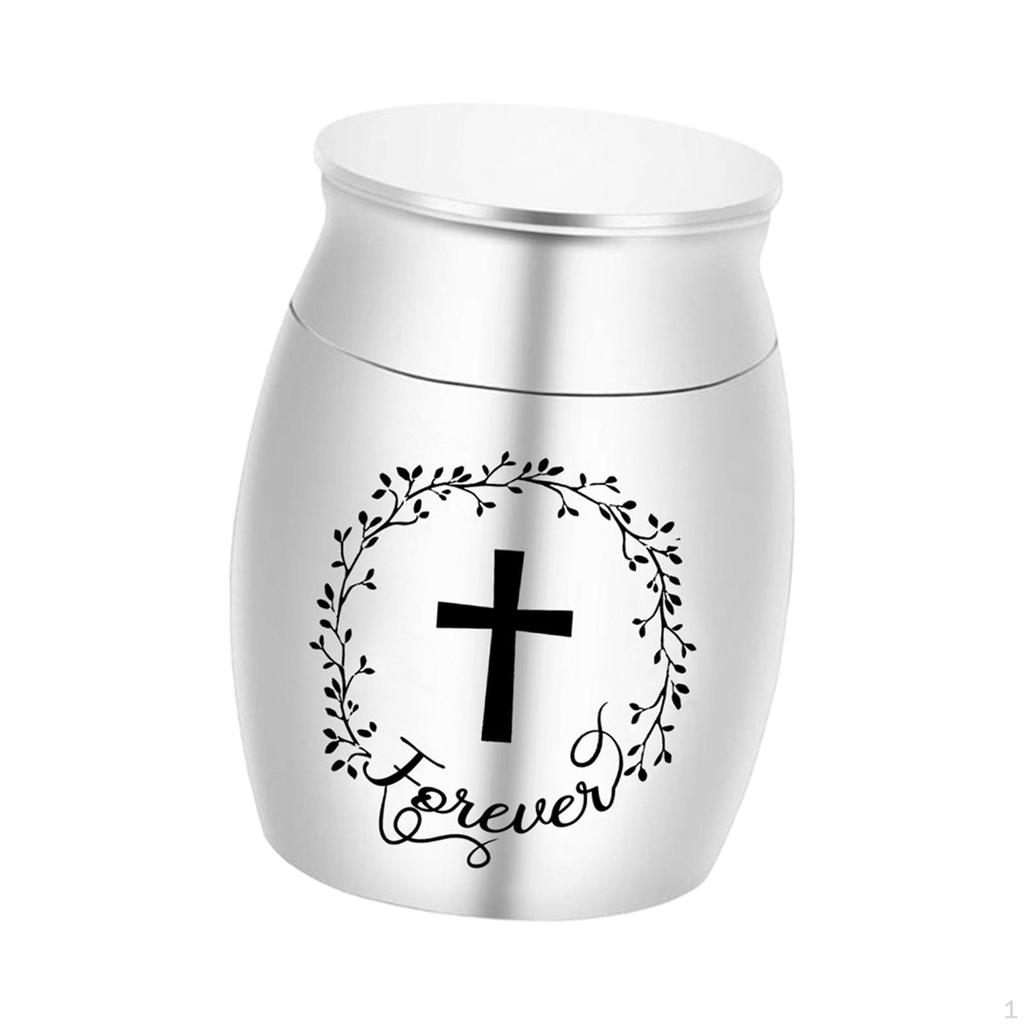 Aluminum Alloy Pet Urns Keepsake Memorial Ash Holder Cats Ashes Holders for Puppy