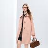 Betu Women's 2025 Winter Lapel Wool Blend Coat