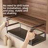 Multi-Purpose Under Cabinet Kitchen Hanging Rack - Storage Organizer for Paper Towels, Foil, Spices and Cooking Utensils