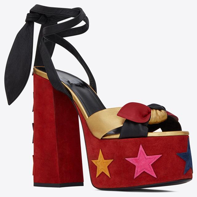 

Брендовые женские босоножки, размер 34-43, летние туфли для вечеринки, свадьбы, невесты, сексуальные туфли на каблуке 12 см, на платформе, с бантом, на высоком каблуке 35