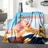 Sabrina Carpenter Blanket Soft Throw Blanket For Home Bedroom Bed Sofa Travel Office Solid Christmas Blanket