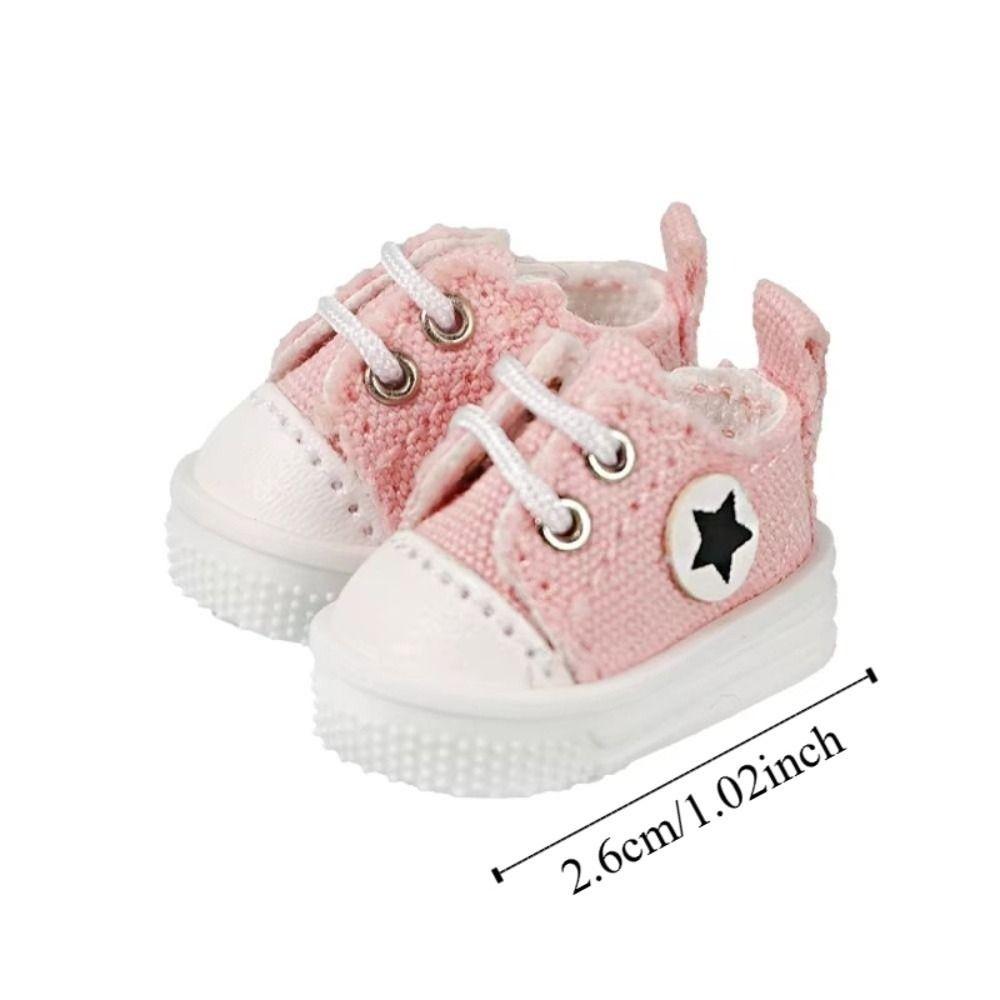Low Top Doll Canvas Shoes Dress Up Casual Doll Shoes Kids Toy Ob11 Shoes  1/12 Bjd Doll