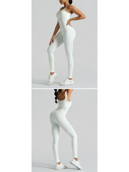 Seamless Outdoor Knit Yoga Jumpsuit - One-Piece Sport & Fitness Wear