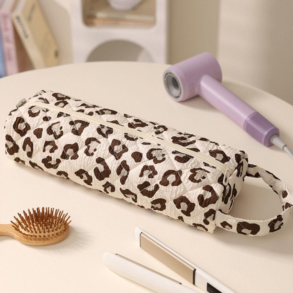 With Handle Hair Dryer Storage Bag Quilting Cotton Carrying Case New Curler Storage Bag  for Travel