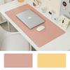 Simple Eye Protection Thickened Locking Edge Mouse Pad Large High-end Dirt-resistant Office Desk Pad Solid Color Waterproof Computer Mat