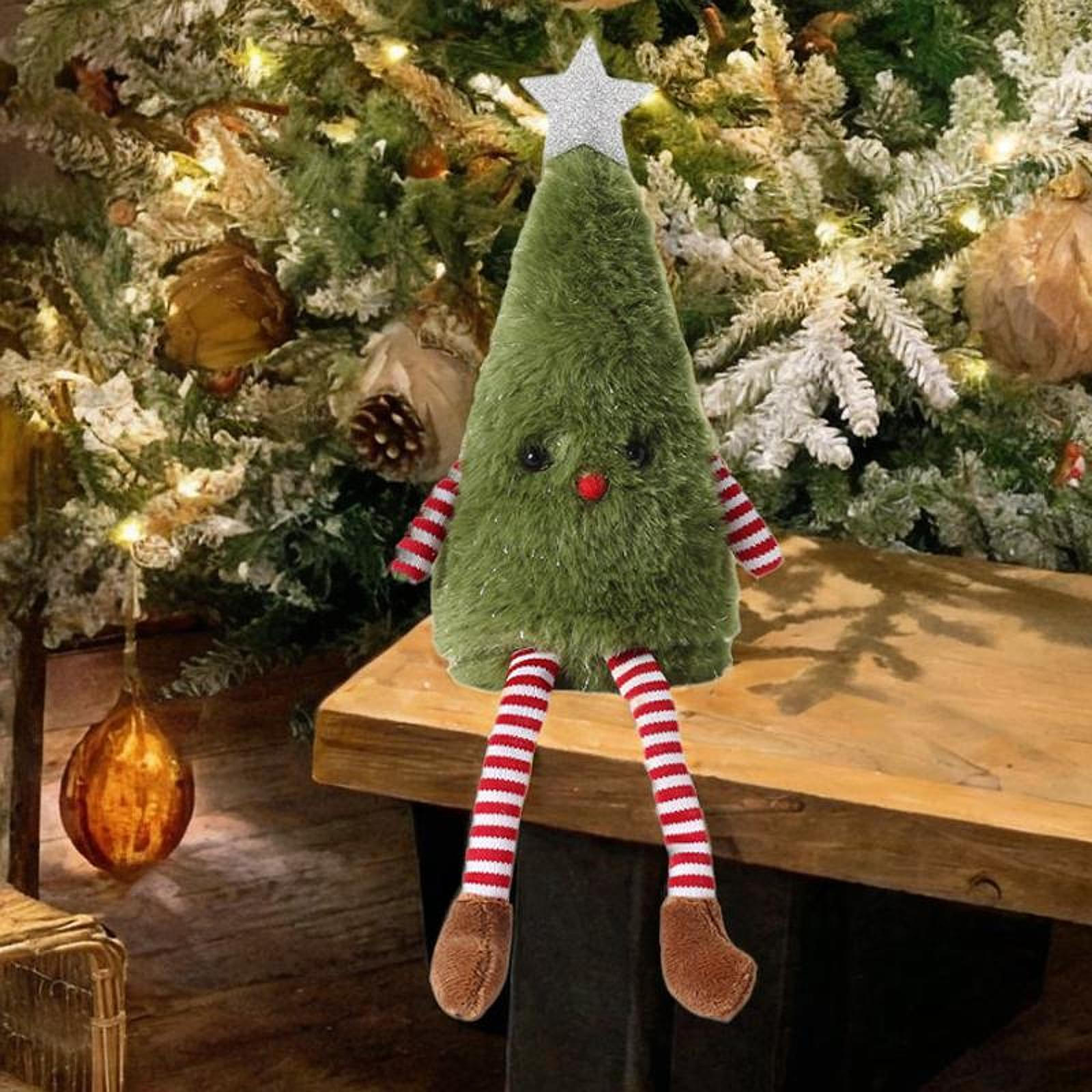

Плюшевая кукла для рождественской елки, креативное украшение, милый подарок для спальни зелёный