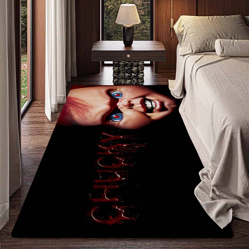 Horror Doll Chucky Cartoon Entrance Door Mat Nordic Style Home Doormat Bathroom-Toilet Mats Bedroom Hotel Decor Mat