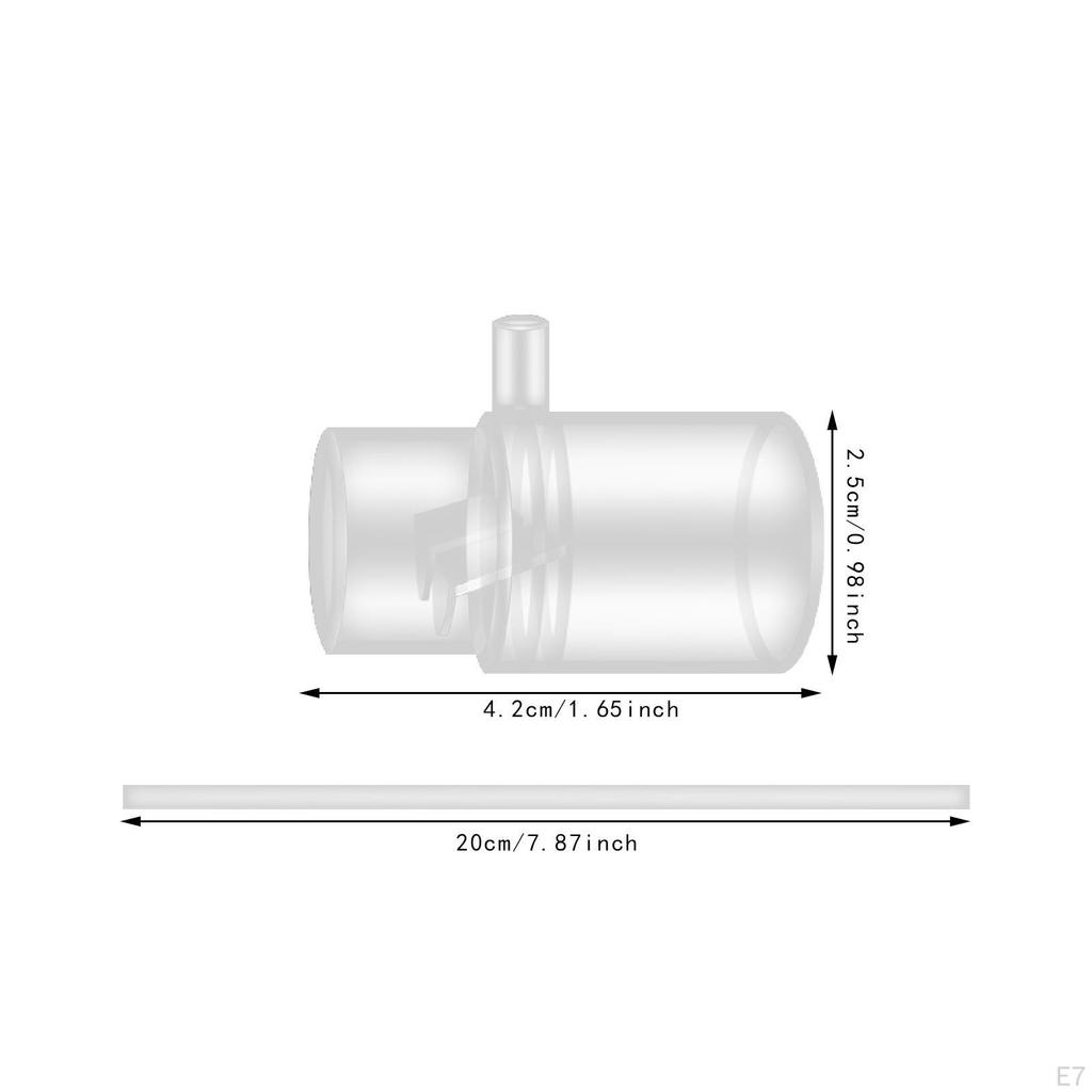 Enrichment Adapter Water Outlet Nozzle Transparent Control Levels Set The Flow Easily To Be