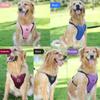 Breathable Mesh Dog Harness  Car Automotive Seat Safety Dog Chest Straps Outdoor Training  Adjustable Straps Pet Leash With