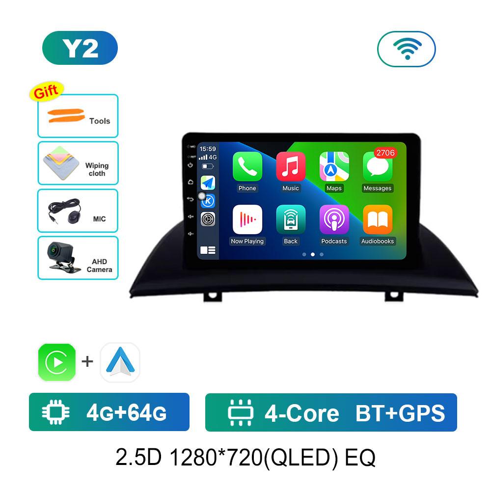 Bluetooth Android OS WiFi for BMW X3 E83 2004 - 2012 Car Radio Multimedia Player DSP Stereo GPS 4G Split Screen Cooling Fan