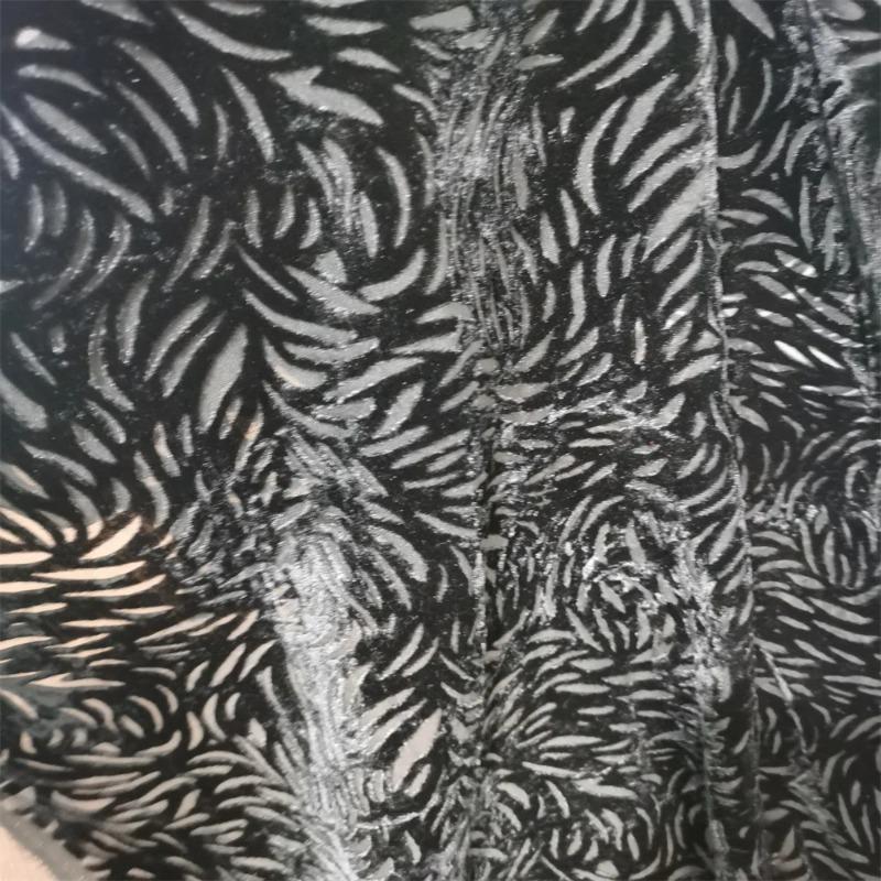 50cm/100cm*114cm Floral Printed African Lace Velvet Fabric Brocade Jacquard Tulle Fabric for Dress DIY Sewing Clothing