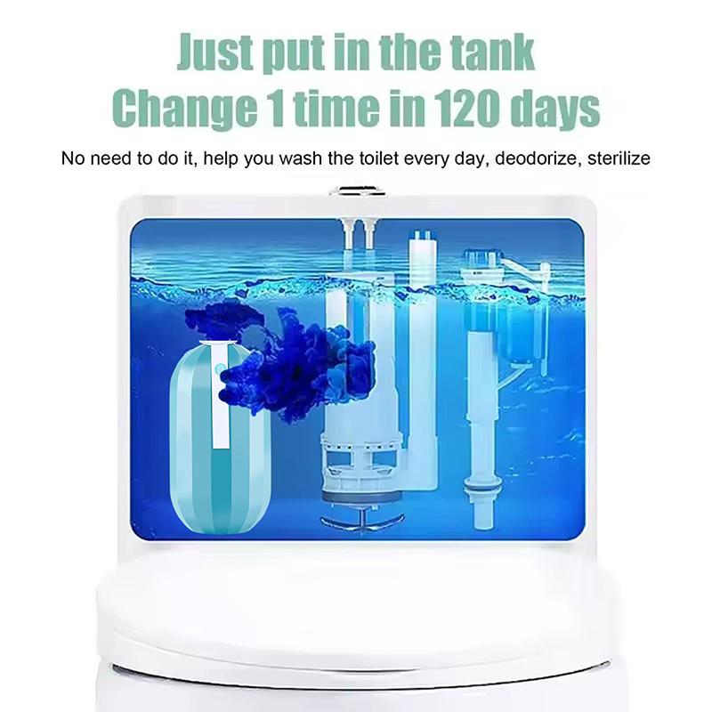 2015 Toilet Cleaner, Clean Pro 10 Years, Automatic Long, Lasting Toilet Cleaner Bottle, Refreshes Bowl Cleaners