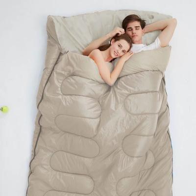2.5kg Double Person Warm Sleeping Bag for Outdoor Camping, Hiking, Sleeping Bag for 2 People, Warm Portable Sleeping Bag