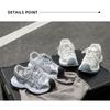 Nuovi Sandali Chiusi Estivi per Bambini - Scarpe Sportive Traspiranti in Rete Traforata per Ragazzi con Suola Morbida e Stile Chunky Dad Shoe