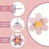 30er-Pack ABS-Blumen-Stecknadeln, Dekorative Blumen-Kopfnadeln für Pinnwände, Fotowand, Karte, Büro und Heimdekoration