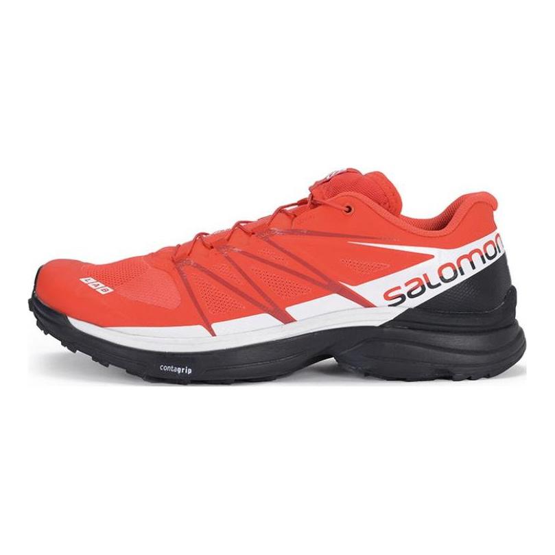 SALOMON XT Wings Mesh Slip Resistant Abrasion Resistant Low Top Running Shoes Unisex Red 391215