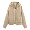 Damen Freizeit Kapuzen Strick Cardigan Pullover Weich Gemütlich Leicht Herbst Oberbekleidung