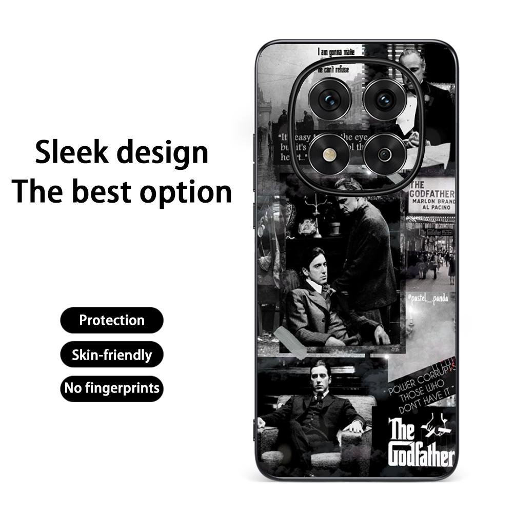 

The godfather Classic movie posters Phone Case For Redmi Note 14 13 12 11 Pro Plus S 5G 14C A3 Soft Black Phone Cover Redmi 13C