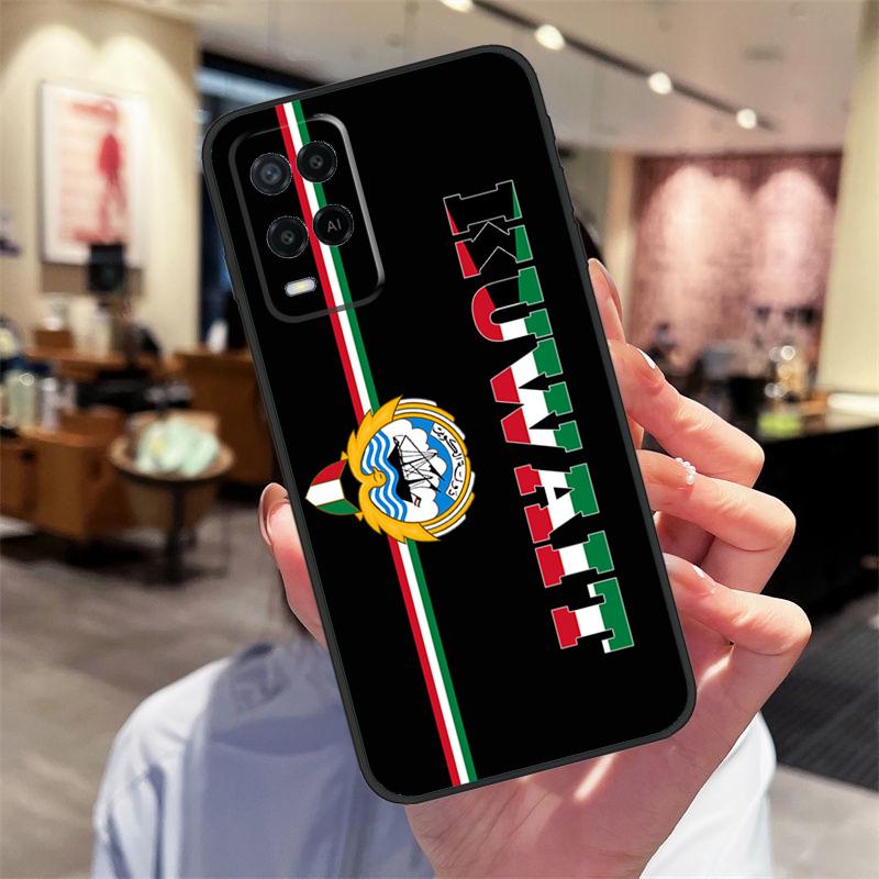 

Kuwait Flag Case For Oppo A40 A60 A80 A18 A38 A58 A78 A98 A16 A76 A96 A15 A17 A77 A74 A94 A54 A57S Cover OPPO A15