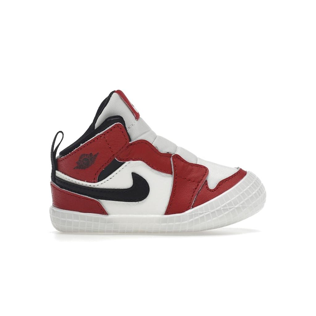 Air Jordan 1 Crib Bootie Chicago Lost & Found Baby Sneakers Red Varsity-Red Black AT3745-612