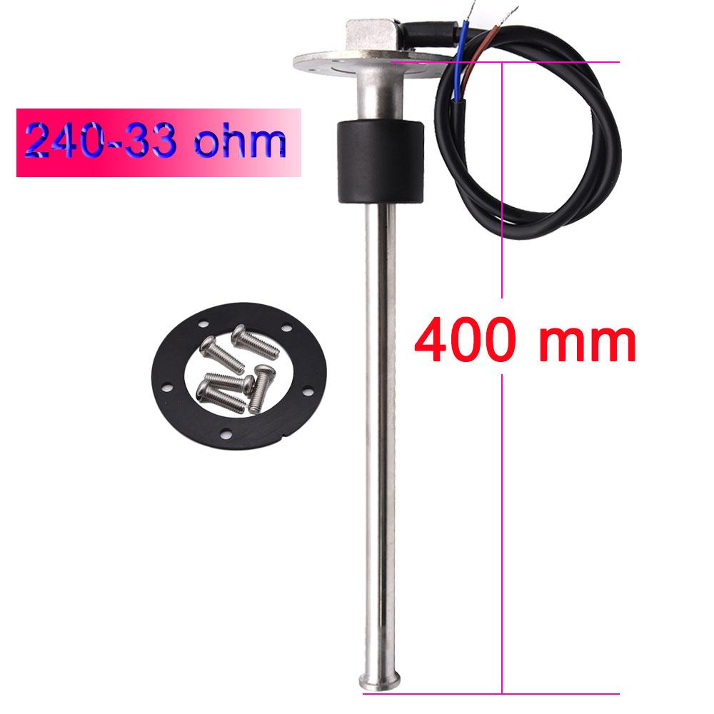 150mm-600mm Water Fuel Level Sensor 0-190Ohm/240-33ohm Sensor for Marine Boat Yacht Car Oil Liquid Tank Fuel Sender Unit Sensors