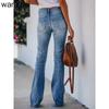 Women's Solid Color High Waist Stretch Jeans