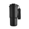 304 Stainless Steel Insulated Coffee Tumbler with Lanyard - Portable Dual Use for Hot & Cold Beverages