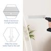 Suport French Cleat 18 inch Z Clip Hardware pentru Agățat Oglindă Panou Alb sau Tăblie de Pat sau Suporturi de Montare pe Perete Suport pentru Tablou Perete