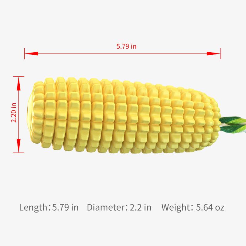 

Dog Toys, Puppy Toothbrush Clean Teeth Interactive Corn Toys, Dog Toys Aggressive Chewers Meduium Large Breed жёлтый