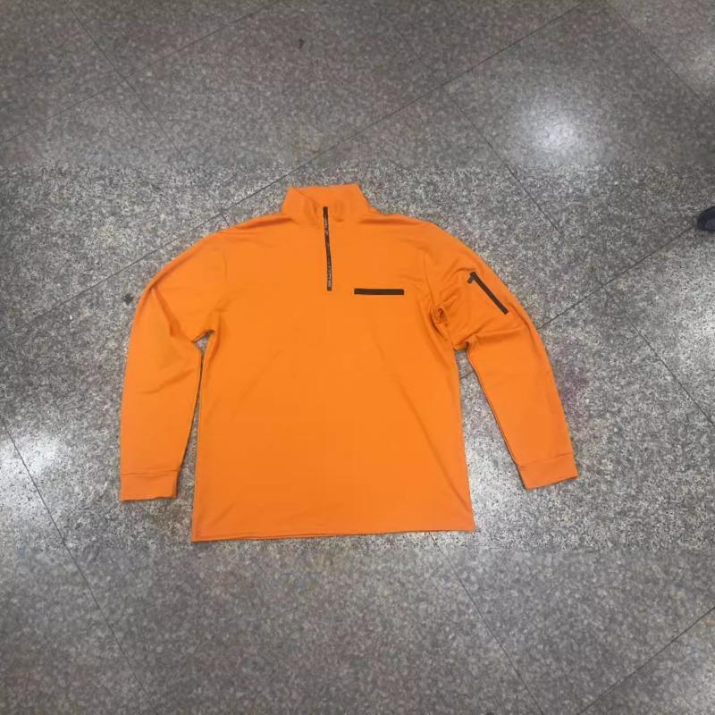 Spring and Autumn Polo Shirt Arm Zipper Men's Sports Polo Shirt