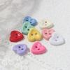20 Pieces Cute Mini Heart Plastic Buttons Sewing Supplies for Women's Cardigans Blouses & Children's Garments DIY Button Craft
