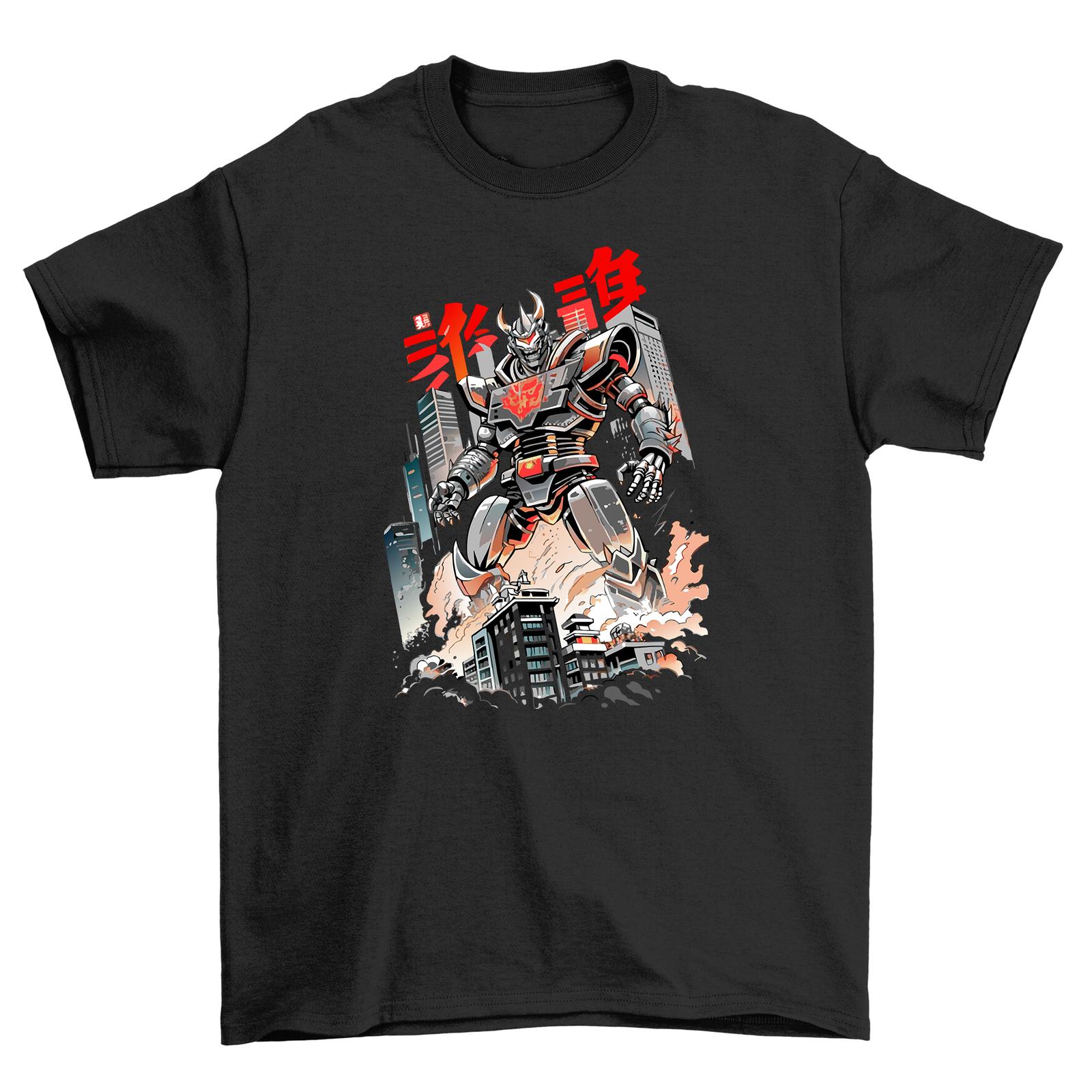 

Kaiju Robot Anime Attack T-Shirt Mens Womens Tees Top - Unleash Your Inner Mecha! Funny and Epic De M