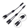 2PCS Parallel Connector Adapter Y Branch Connectors for Photovoltaic Cell Panel Supplies