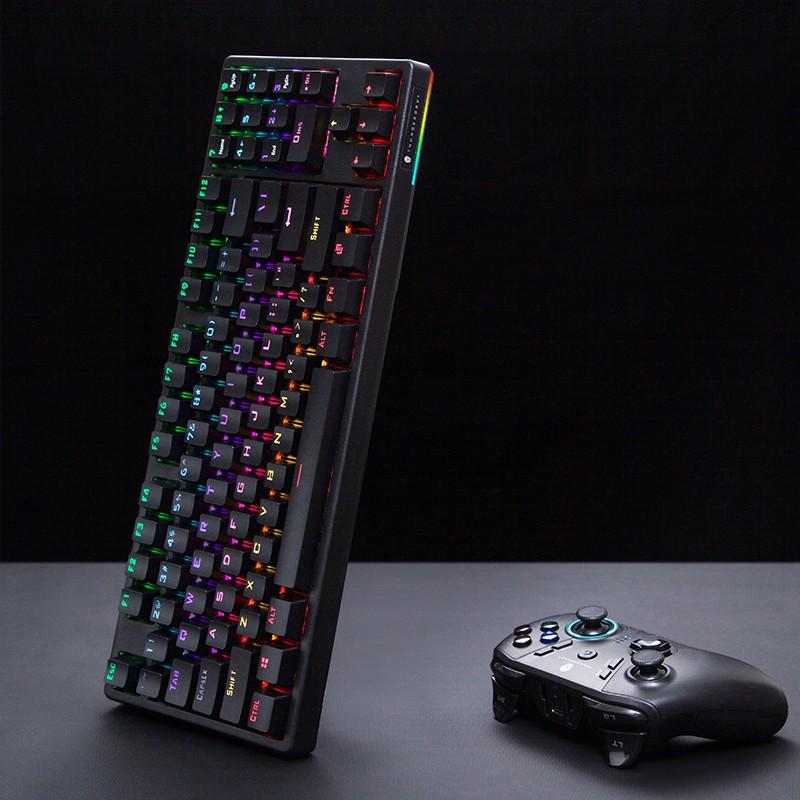 Wired Gaming Mechanical Keyboard KG3089R, Red Switch Iridescent Edition, 89-Key, Full Anti-Ghosting RGB Mixed Light