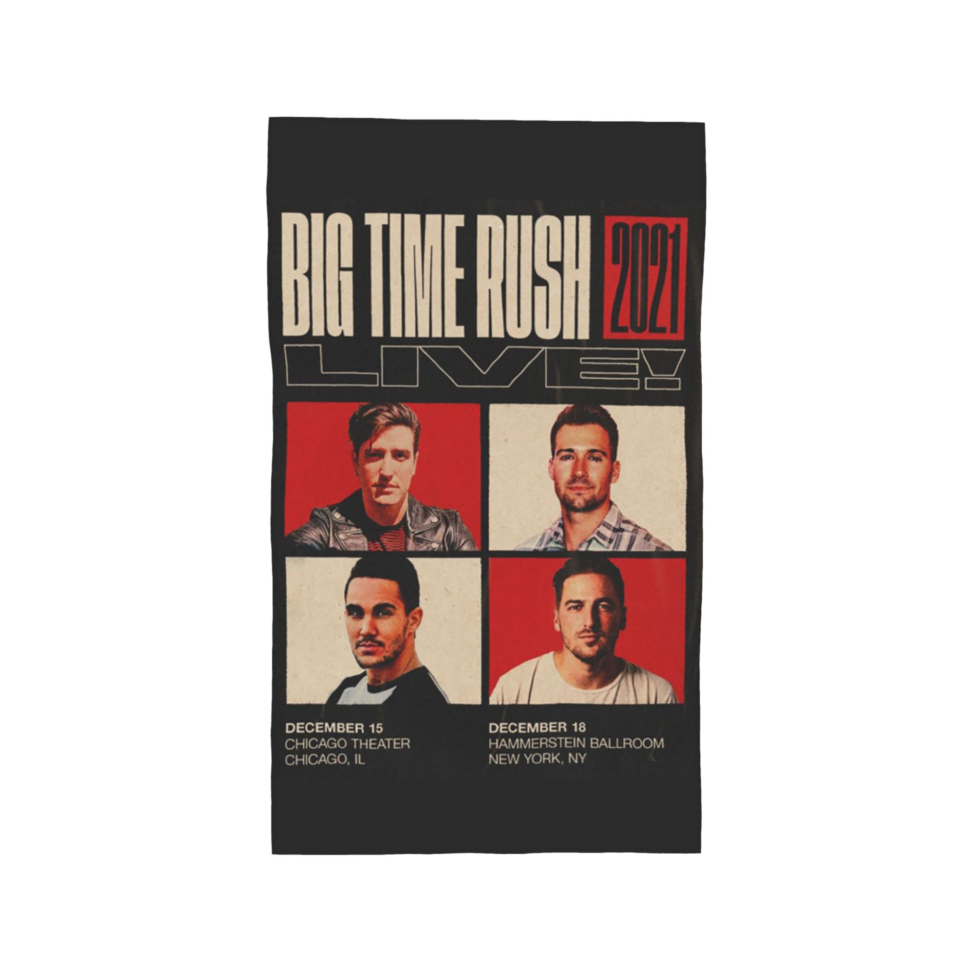 

Big Time Rush BTR Band Music Soft Face Towel Quick Dry Pool Bath Cotton Towels Breathable W30*H60(CM)
