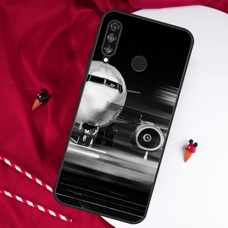 Airplane Aircraft For Huawei Nova 12s 11i 12i 7i 8i Y73 Y70 Y90 Y60 Y72 Y61 Y91 9 10 SE P30 Pro P40 Lite Case