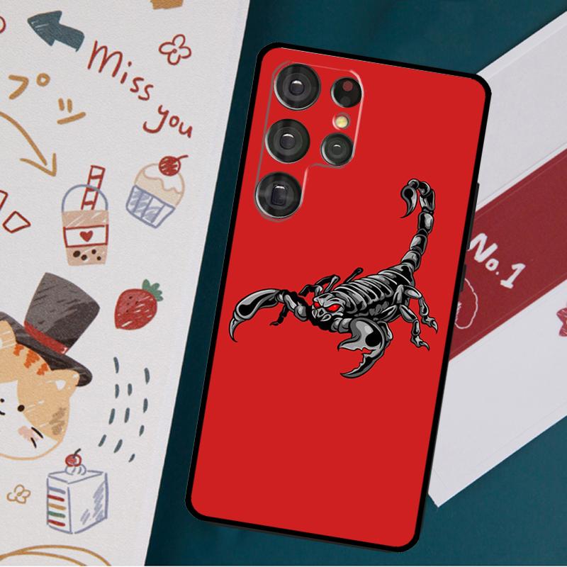 

Чехол «Скорпион» для Samsung Galaxy S23 S22 S21 Ultra S20 FE Note 20 Ultra S8 S9 S10 Note 10 Plus Galaxy S21