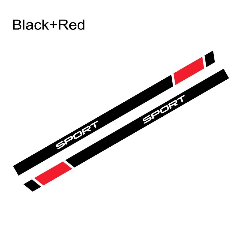 For Tesla Model Y 2PCS Car Door Side Stickers PVC Car Decorative Decals Waterproof Vinyl Film Auto Exterior Styling Accessories