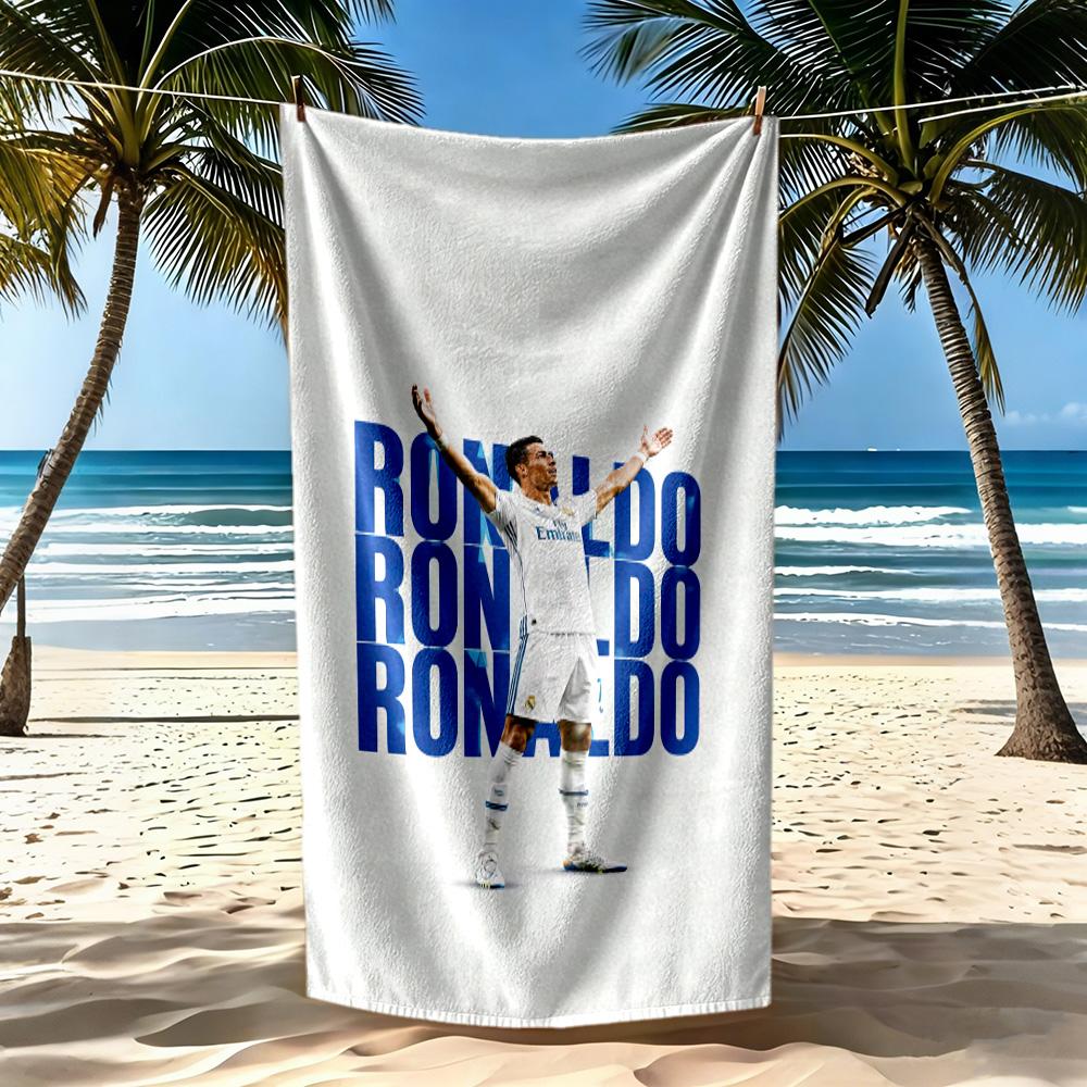 Cristiano Ronaldo Beach Towel Quickdry Soft Microfiber Comfortable Lightweight